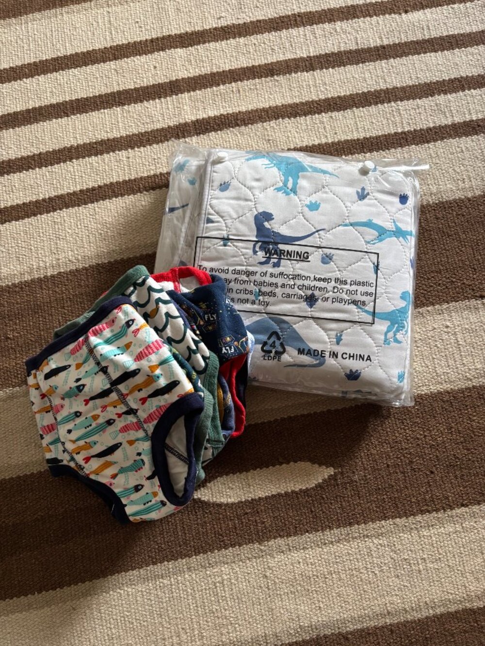 Toddler Waterproof Bed Wetting Pad and MooMoo Training Pants underwear